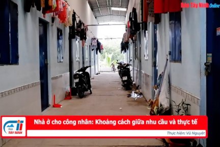 Nhà ở cho công nhân: Khoảng cách giữa nhu cầu và thực tế