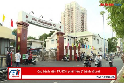 Các bệnh viện TP.HCM phải “lưu ý” bệnh sốt rét