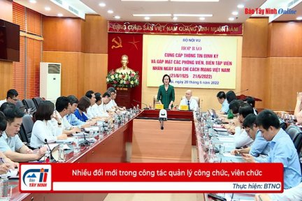 Nhiều đổi mới trong công tác quản lý công chức, viên chức