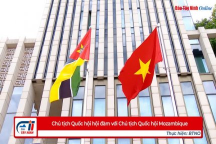 Chủ tịch Quốc hội hội đàm với Chủ tịch Quốc hội Mozambique