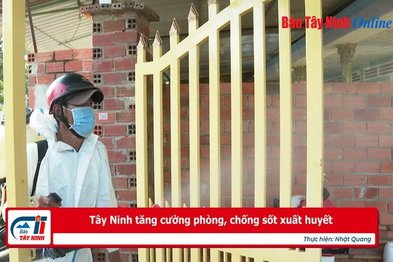 Tây Ninh tăng cường phòng, chống sốt xuất huyết