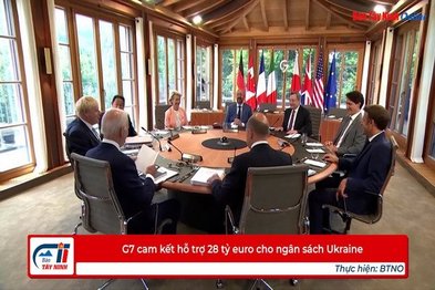 G7 cam kết hỗ trợ 28 tỷ euro cho ngân sách Ukraine