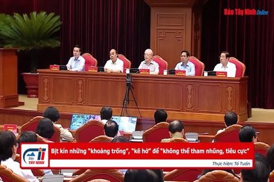 Bịt kín những “khoảng trống”, “kẽ hở” để “không thể tham nhũng, tiêu cực”