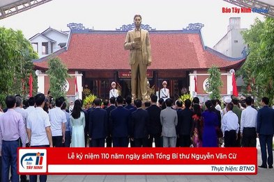 Lễ kỷ niệm 110 năm ngày sinh Tổng Bí thư Nguyễn Văn Cừ