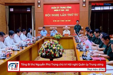 Tổng Bí thư Nguyễn Phú Trọng chủ trì Hội nghị Quân ủy Trung ương