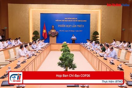 Họp Ban Chỉ đạo COP26