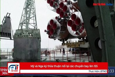 Mỹ và Nga ký thỏa thuận nối lại các chuyến bay lên ISS