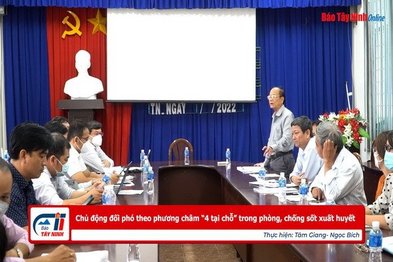 Chủ động đối phó theo phương châm “4 tại chỗ” trong phòng, chống sốt xuất huyết