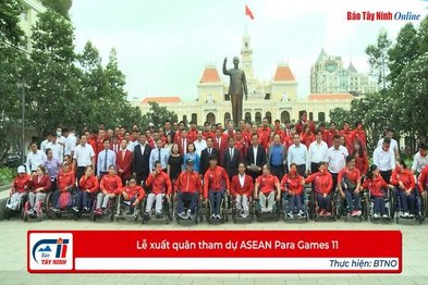 Lễ xuất quân tham dự ASEAN Para Games 11