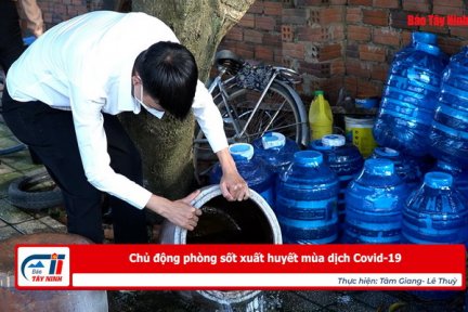 Chủ động phòng sốt xuất huyết mùa dịch Covid-19