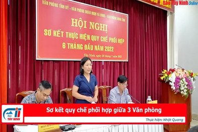 Sơ kết quy chế phối hợp giữa 3 Văn phòng