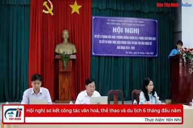 Hội nghị sơ kết công tác văn hoá, thể thao và du lịch 6 tháng đầu năm