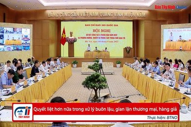 Quyết liệt hơn nữa trong xử lý buôn lậu, gian lận thương mại, hàng giả