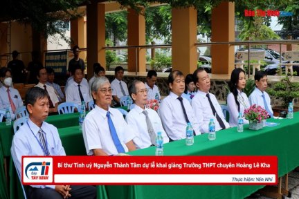 Trường THPT Tây Ninh khai giảng năm học mới 2022 – 2023