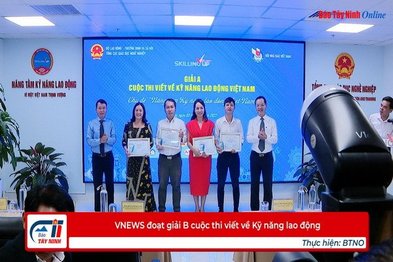 VNEWS đoạt giải B cuộc thi viết về Kỹ năng lao động