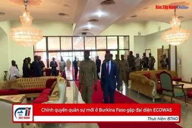 Chính quyền quân sự mới ở Burkina Faso gặp đại diện ECOWAS