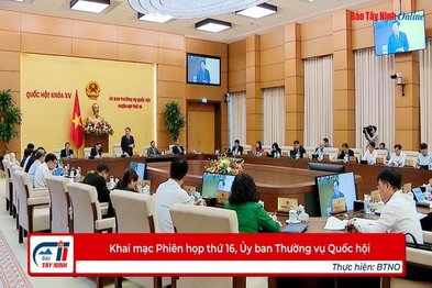 Khai mạc Phiên họp thứ 16, Ủy ban Thường vụ Quốc hội