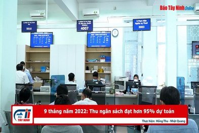 9 tháng năm 2022: Thu ngân sách đạt hơn 95% dự toán