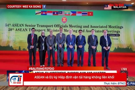 ASEAN và EU ký Hiệp định vận tải hàng không liên khối