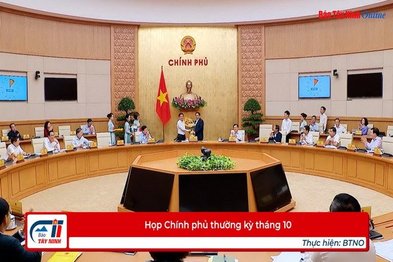 Họp Chính phủ thường kỳ tháng 10