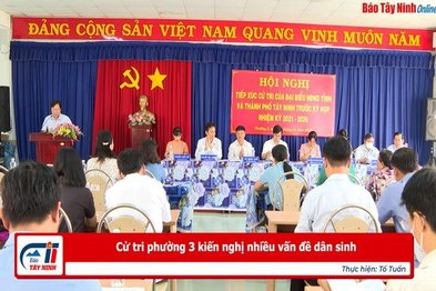 Cử tri phường 3 kiến nghị nhiều vấn đề dân sinh