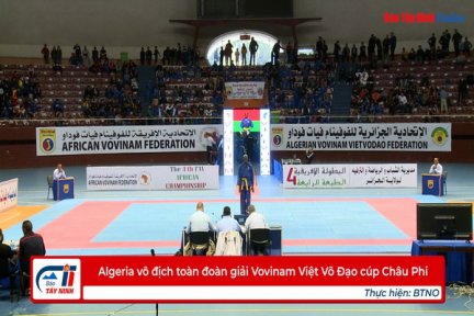 Algeria vô địch toàn đoàn giải Vovinam Việt Võ Đạo cúp Châu Phi