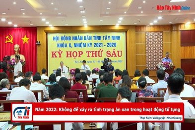 Năm 2022: Không để xảy ra tình trạng án oan trong hoạt động tố tụng