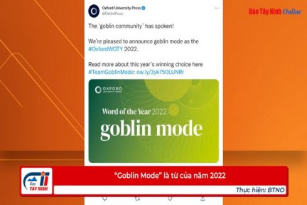 “Goblin Mode” là từ của năm 2022