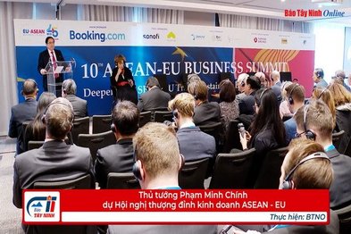 Thủ tướng Phạm Minh Chính dự Hội nghị thượng đỉnh kinh doanh ASEAN - EU