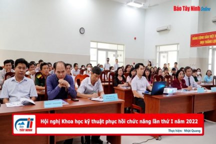 Hội nghị Khoa học kỹ thuật phục hồi chức năng lần thứ I năm 2022