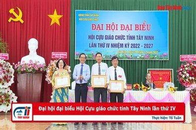 Đại hội đại biểu Hội Cựu giáo chức tỉnh Tây Ninh lần thứ IV