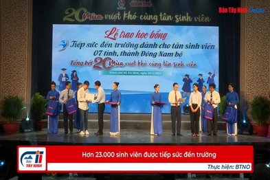 Hơn 23.000 sinh viên được tiếp sức đến trường