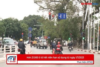 Hơn 21.000 ô tô hết niên hạn sử dụng từ ngày 1/1/2023