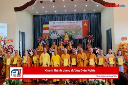 Khánh thành giảng đường Diệu Nghĩa