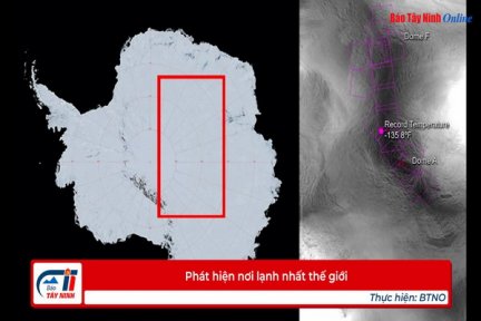 Phát hiện nơi lạnh nhất thế giới