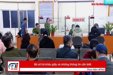 Bỏ sổ hộ khẩu giấy và những thông tin cần biết