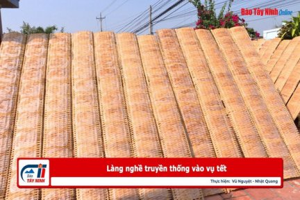 Làng nghề truyền thống vào vụ tết