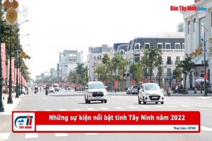 Những sự kiện nổi bật tỉnh Tây Ninh năm 2022