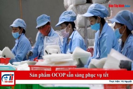 Sản phẩm OCOP sẵn sàng phục vụ tết