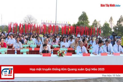 Họp mặt truyền thống Kim Quang xuân Quý Mão 2023