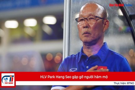 HLV Park Hang Seo gặp gỡ người hâm mộ