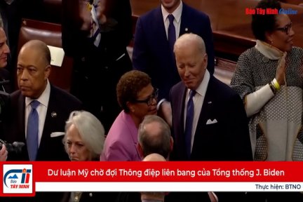 Dư luận Mỹ chờ đợi Thông điệp liên bang của Tổng thống J. Biden