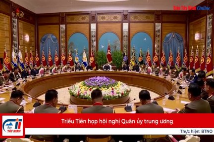 Triều Tiên họp hội nghị Quân ủy trung ương