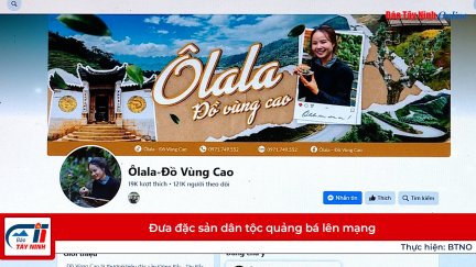 Đưa đặc sản dân tộc quảng bá lên mạng