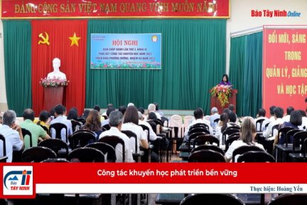 Công tác khuyến học phát triển bền vững