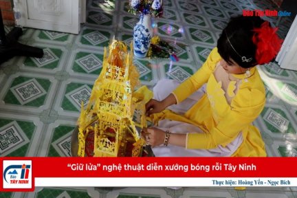 “Giữ lửa” nghệ thuật diễn xướng bóng rỗi Tây Ninh