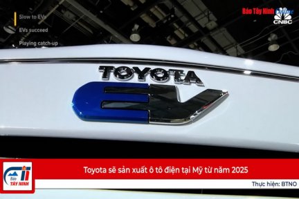 Toyota sẽ sản xuất ô tô điện tại Mỹ từ năm 2025