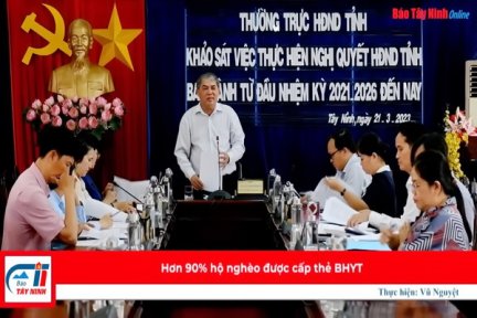 Hơn 90% hộ nghèo được cấp thẻ BHYT