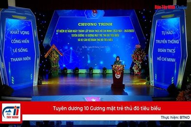 Tuyên dương 10 Gương mặt trẻ thủ đô tiêu biểu