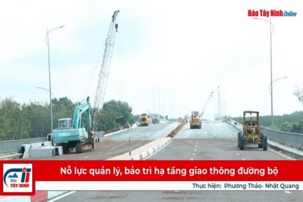 “Nỗ lực quản lý, bảo trì hạ tầng giao thông đường bộ”